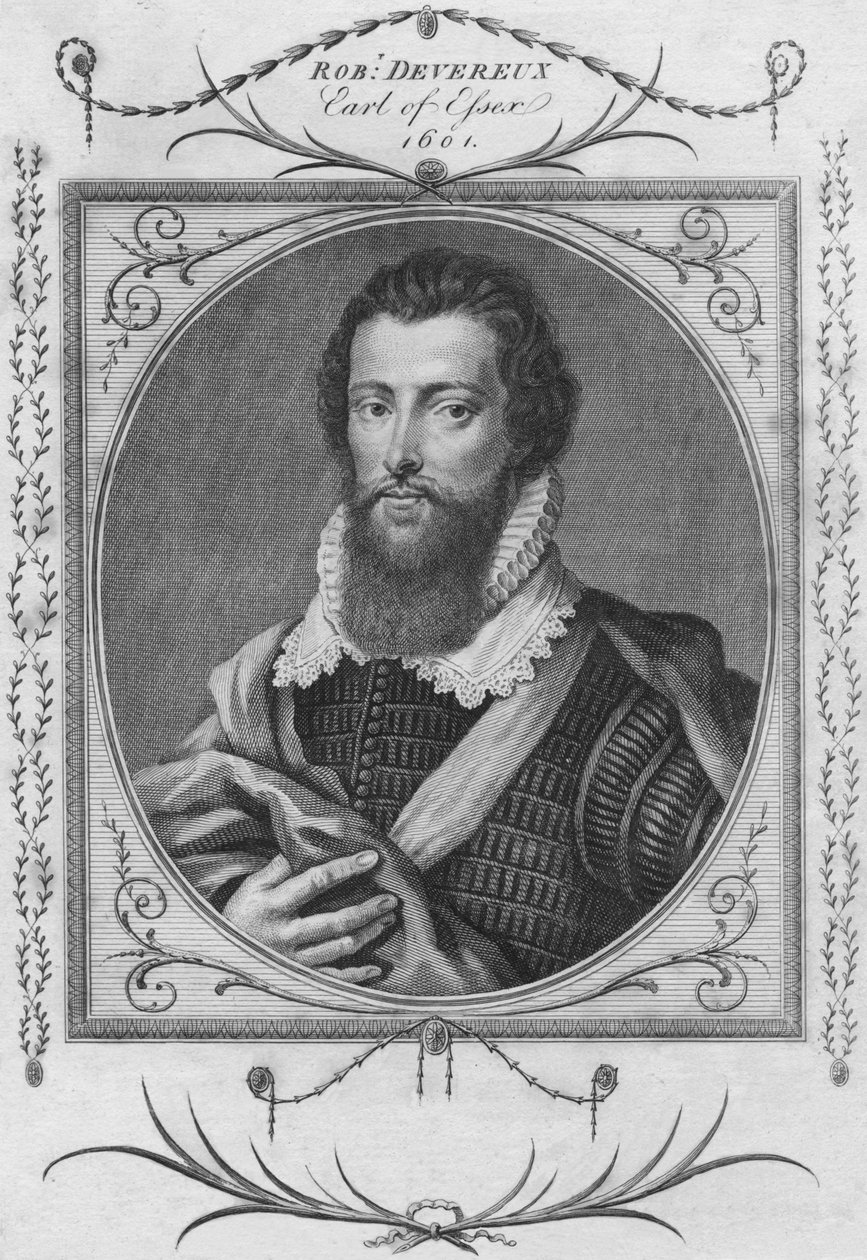 Rob Devereux, Essexin jaarli, 1601, 1784. tekijältä Unbekannt