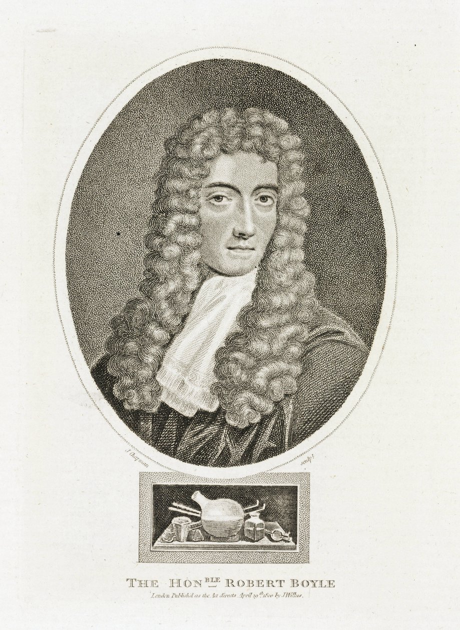 Robert Boyle (1627-1691), irlantilainen fyysikko ja kemisti tekijältä Unbekannt