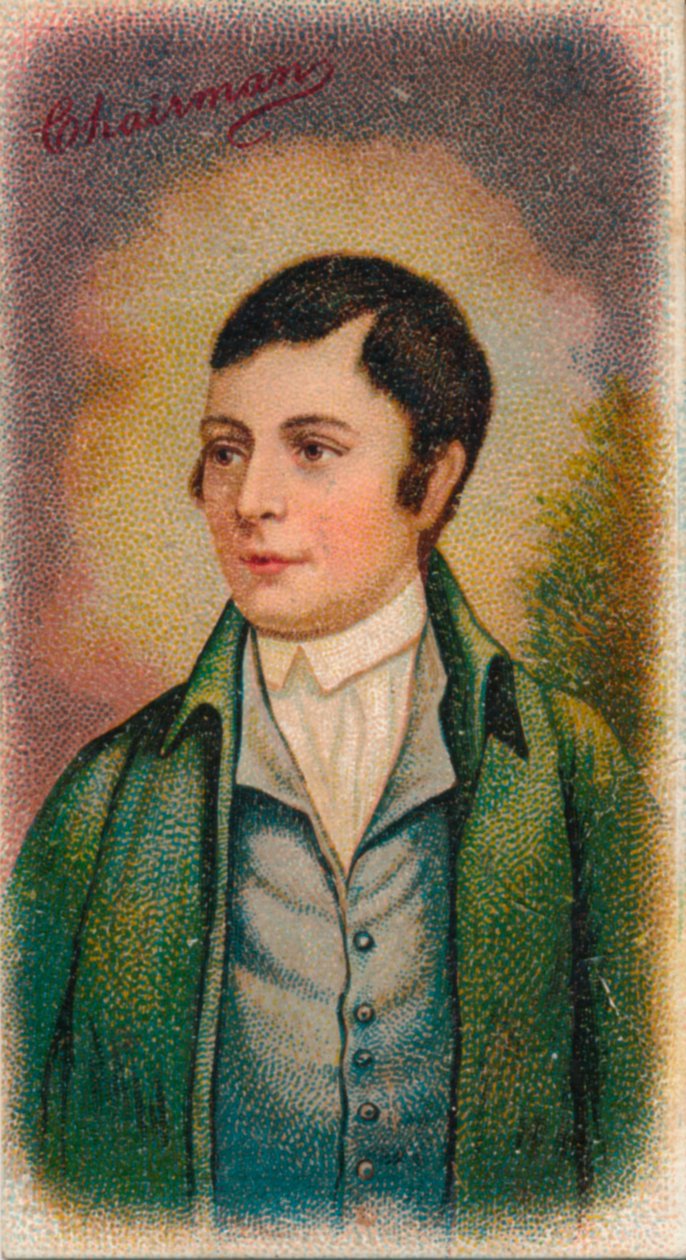 Robert Burns, skotlantilainen runoilija 1759-1796, 1912 tekijältä Unbekannt