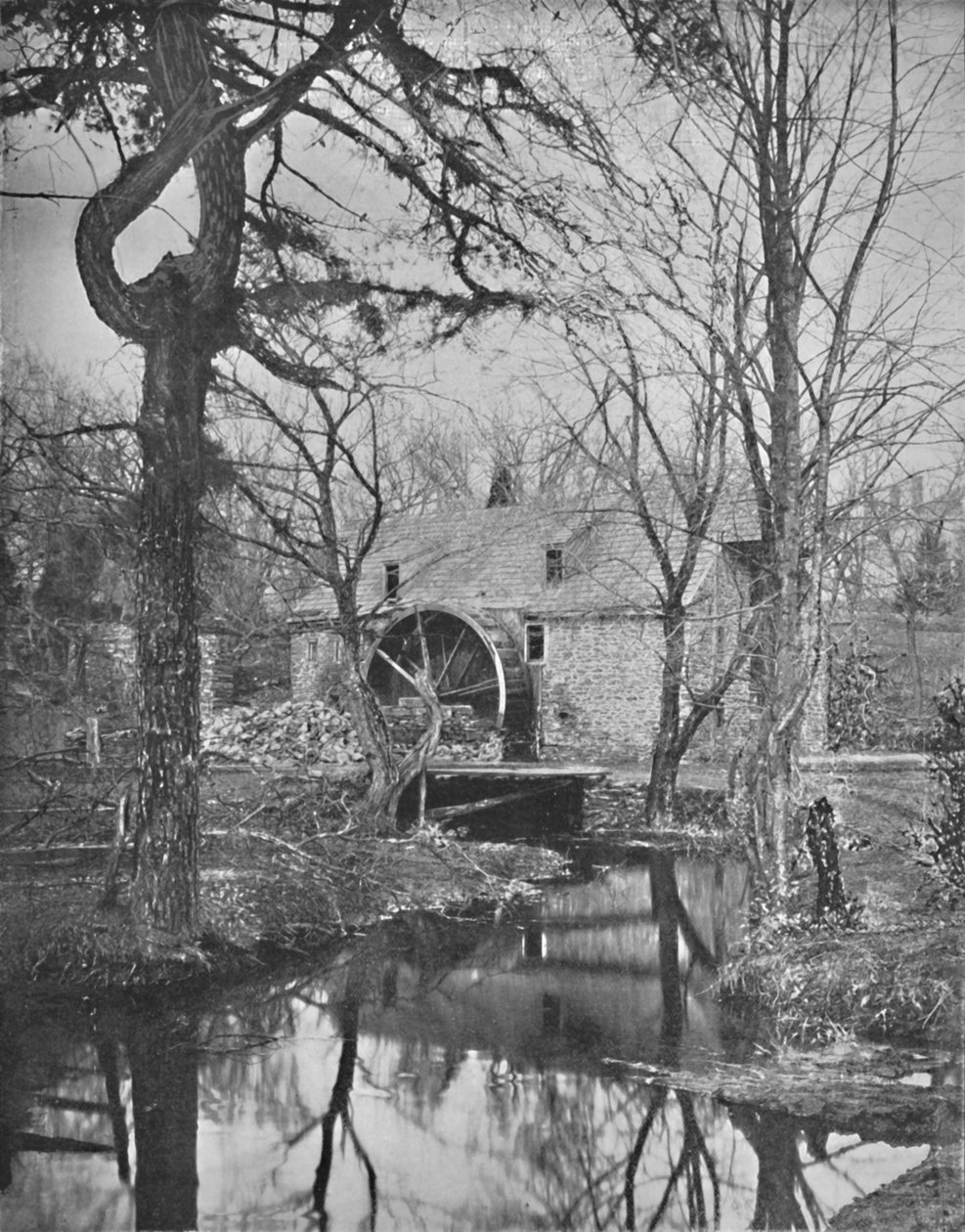 Roberts Mill Pennsylvaniassa, 1800-luku tekijältä Unbekannt