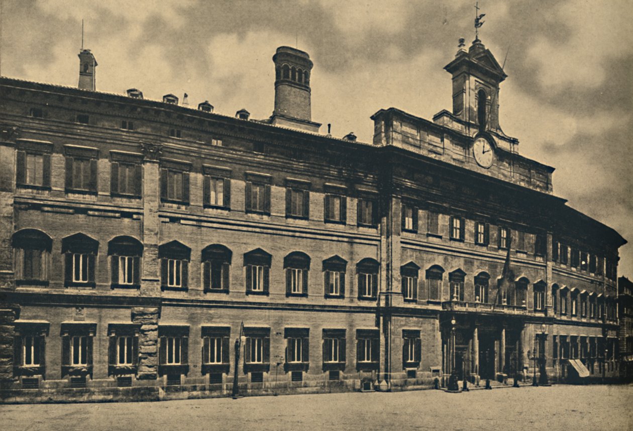 Rooma - Montecitorion palatsi, 1910. tekijältä Unbekannt