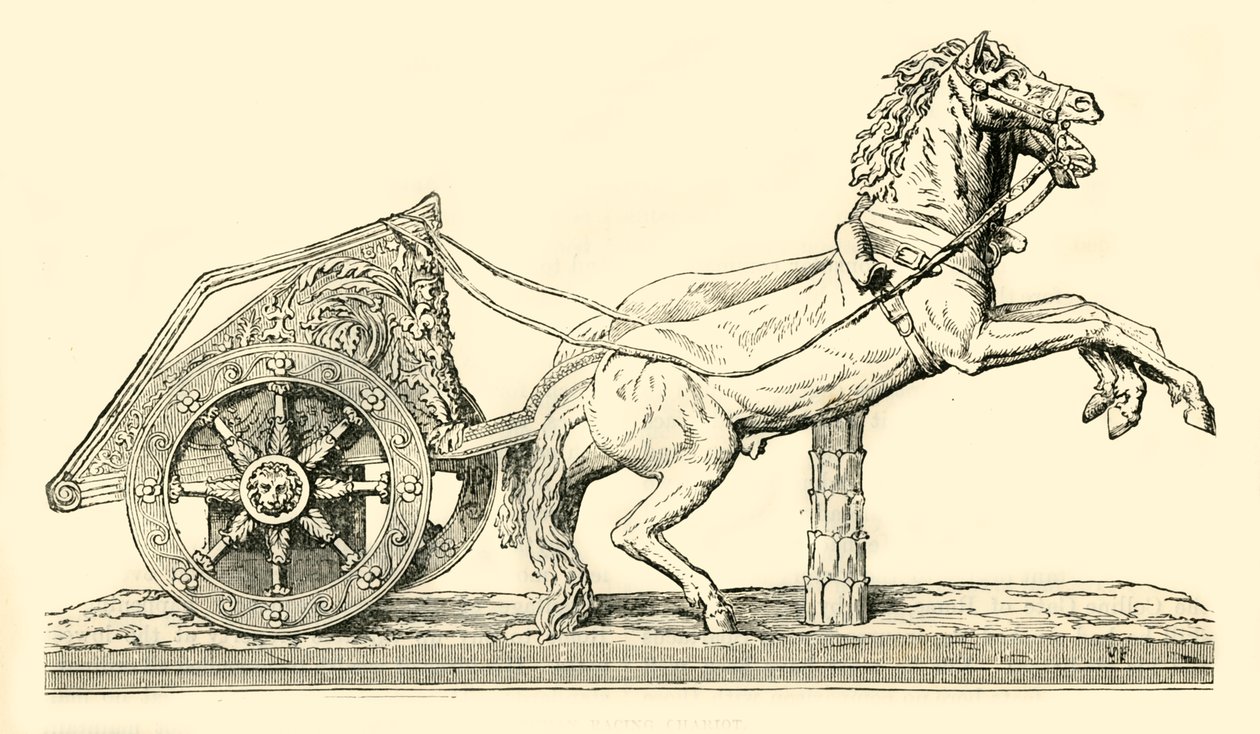 Roman Racing Chariot, 1890. tekijältä Unbekannt