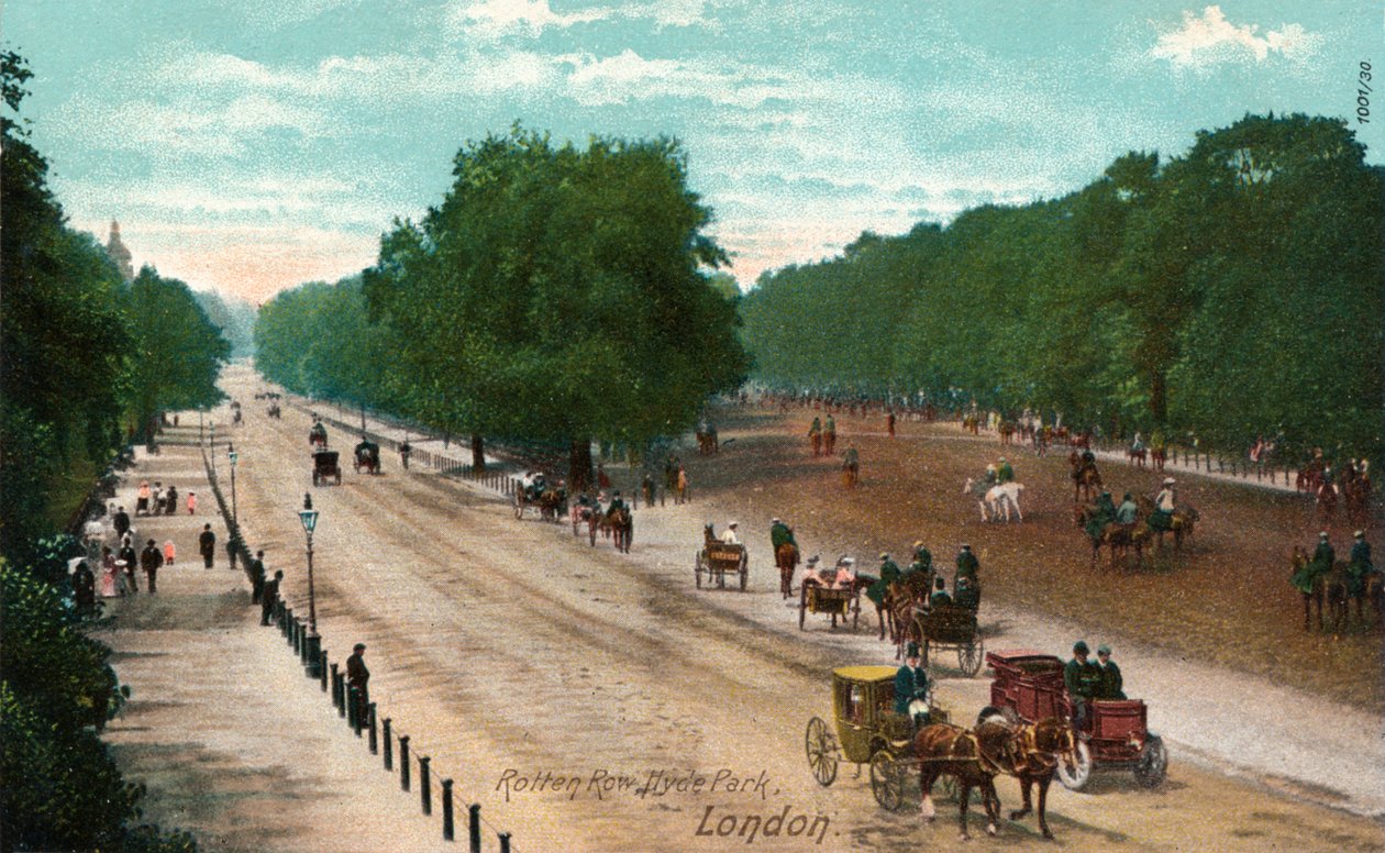 Rotten Row, Hyde Park, Lontoo, 1910 tekijältä Unbekannt