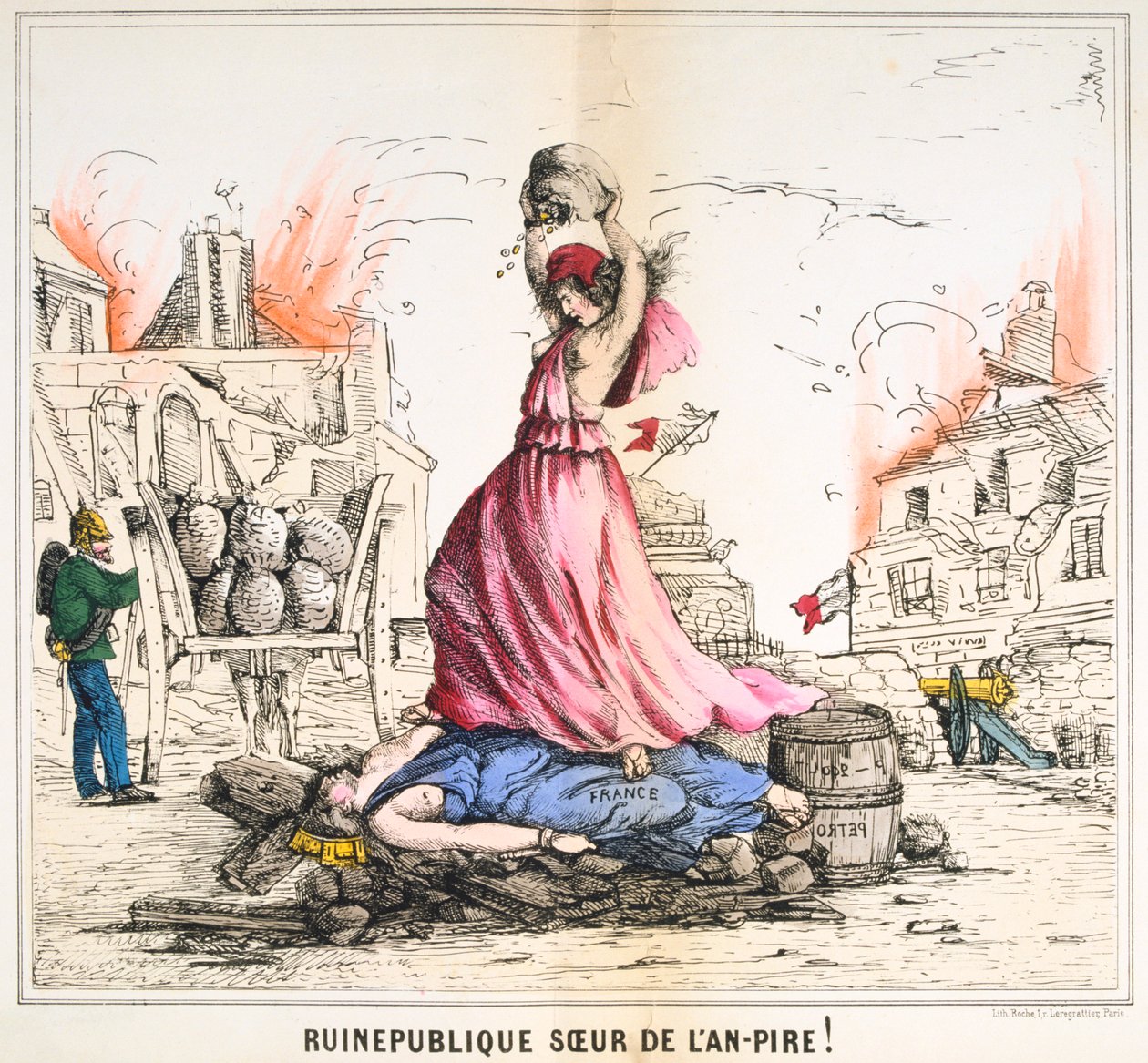 Ruinepublique An-piren sisar!, 1871. tekijältä Unbekannt