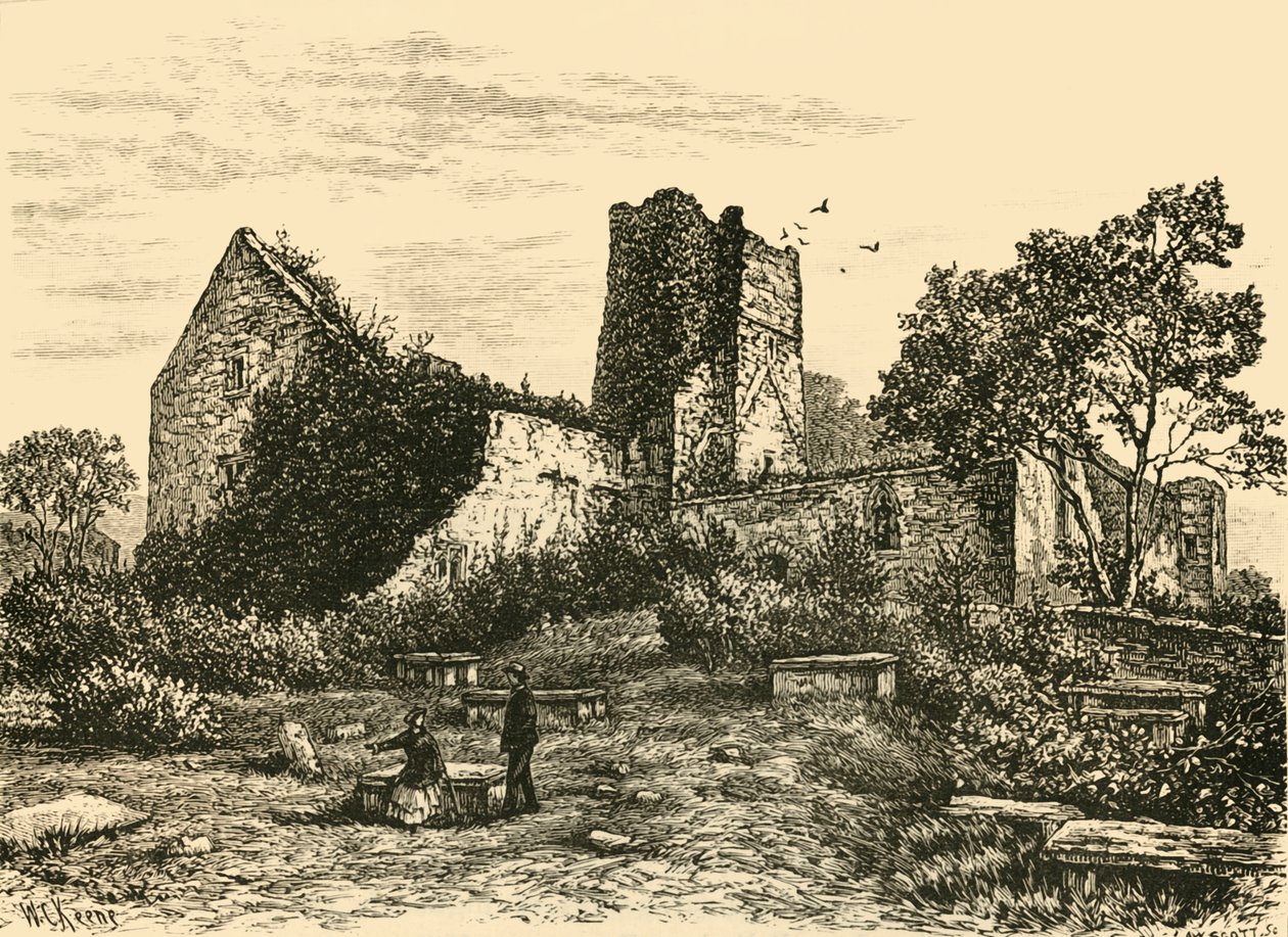 Rauniot lähellä Rathmullenia, 1898. tekijältä Unbekannt
