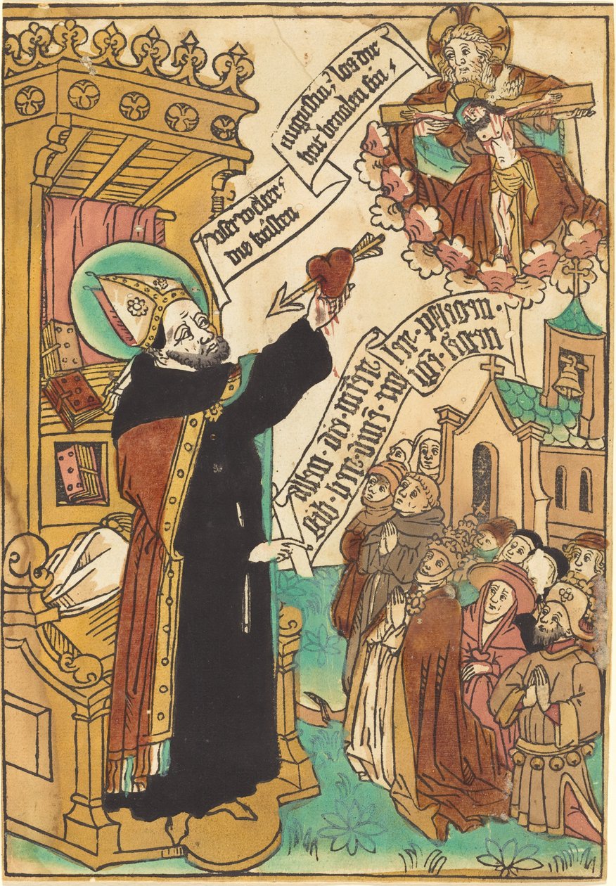 Saint Augustine, 14501460. tekijältä Unbekannt