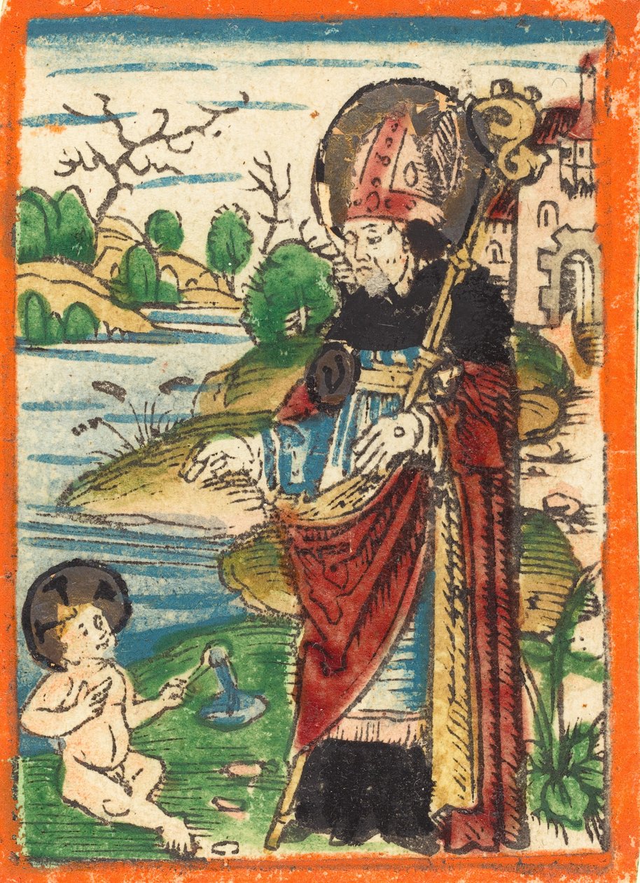 Saint Augustine, 14801490. tekijältä Unbekannt
