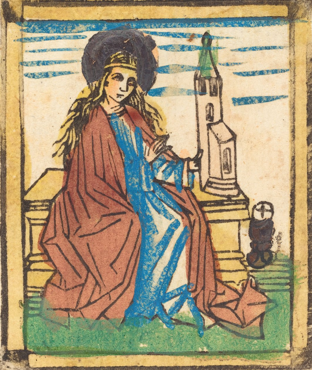 Saint Barbara, 14601470. tekijältä Unbekannt