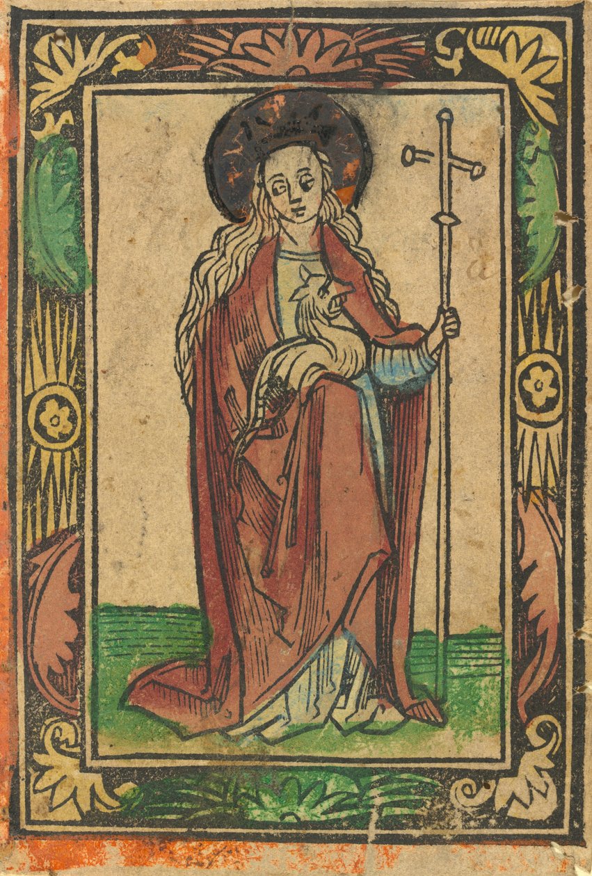Pyhä Margaret, n. 1480. tekijältä Unbekannt