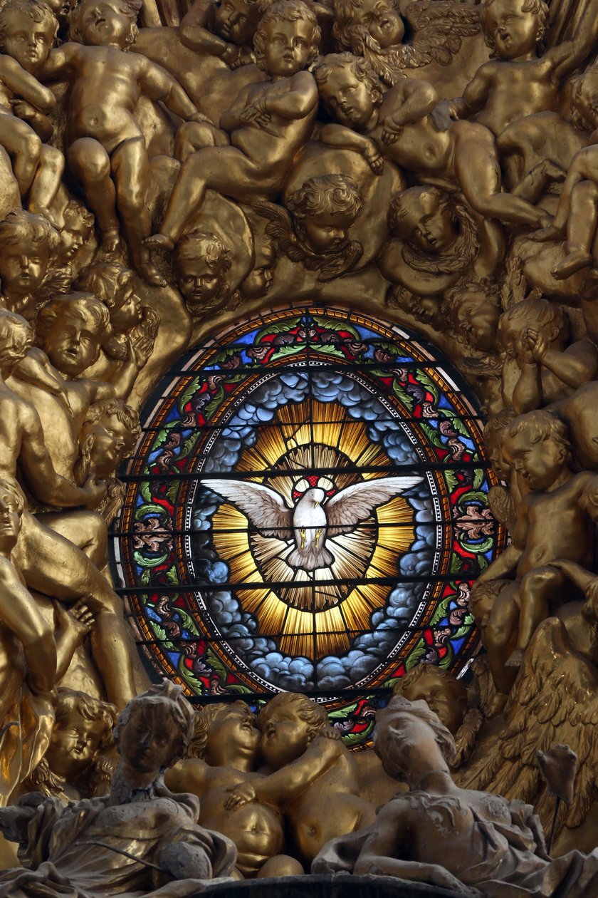 Pyhän Maximinin basilika. Pyhä Henki. Ranska tekijältä Unbekannt