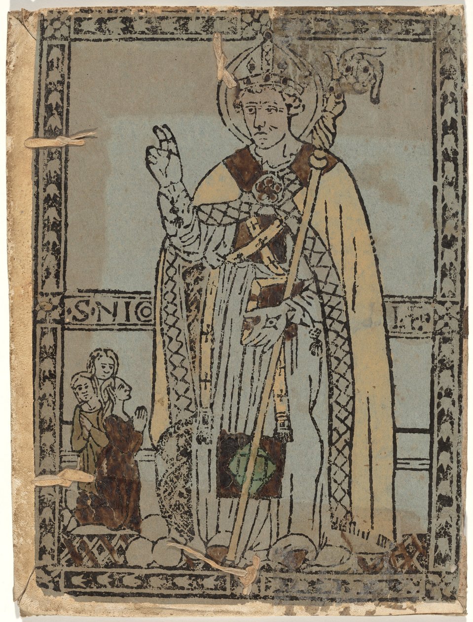 Pyhä Nikolaus Myralainen, 1470-luku. tekijältä Unbekannt