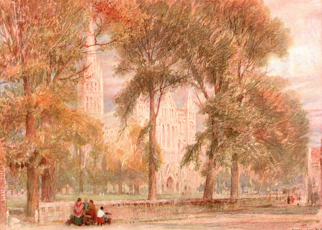 Salisbury Close, 1897, c1900. tekijältä Unbekannt
