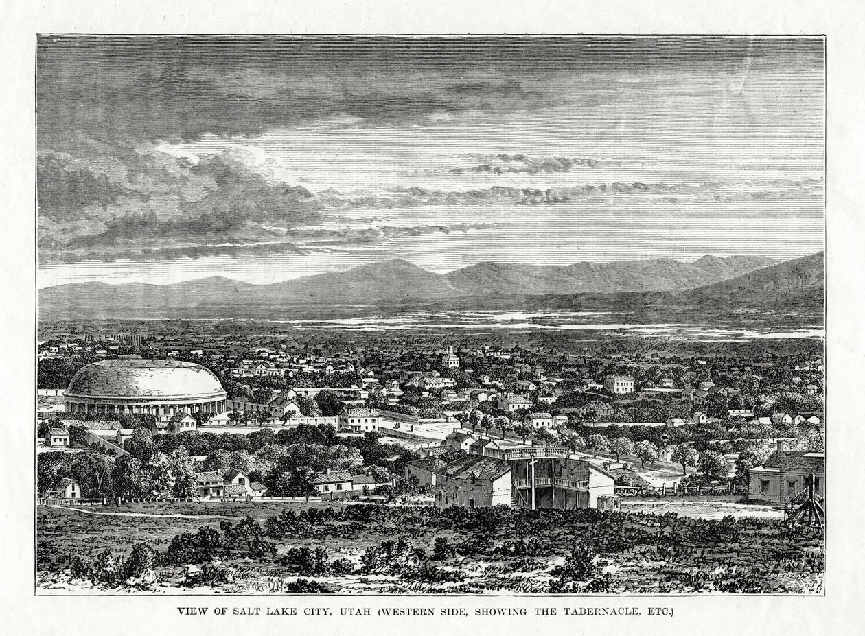 Salt Lake City, Utah, USA, 1877 tekijältä Unbekannt