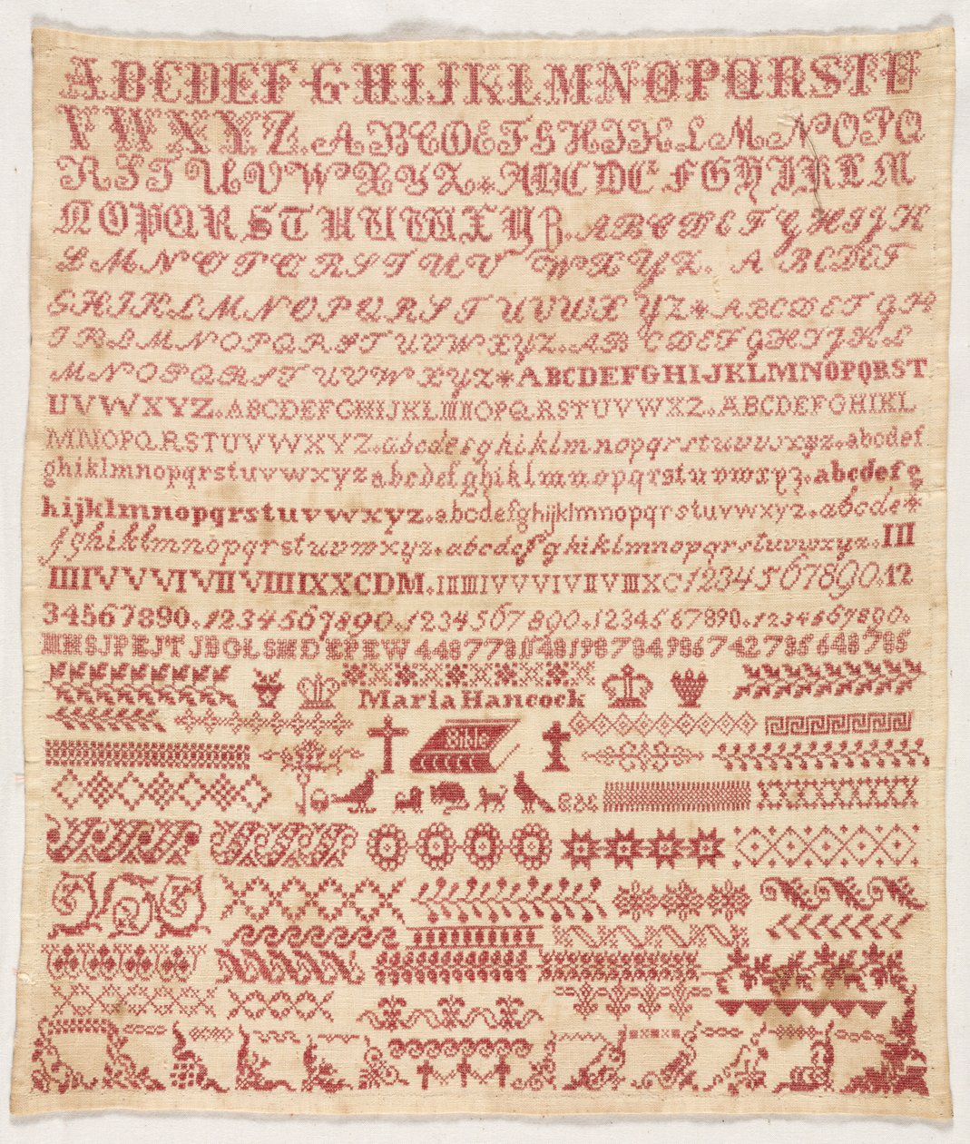 Sampleri, 1800-luku. tekijältä Unbekannt