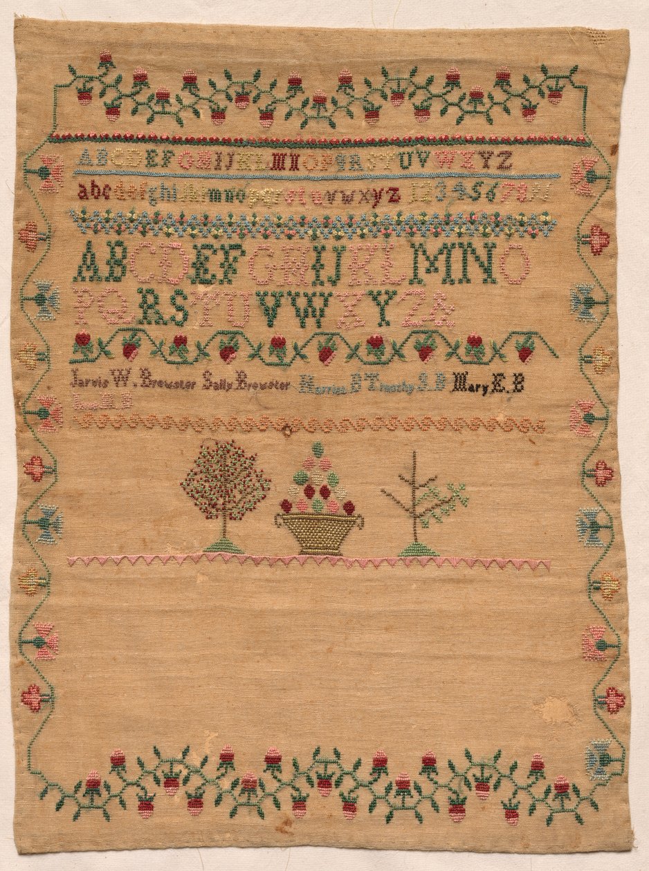Sampleri, 1800-luvun alku. tekijältä Unbekannt