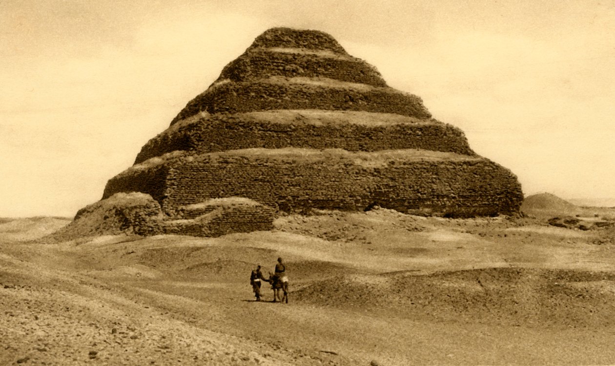 Saqqara - Step Pyramid, c1918-c1939. tekijältä Unbekannt