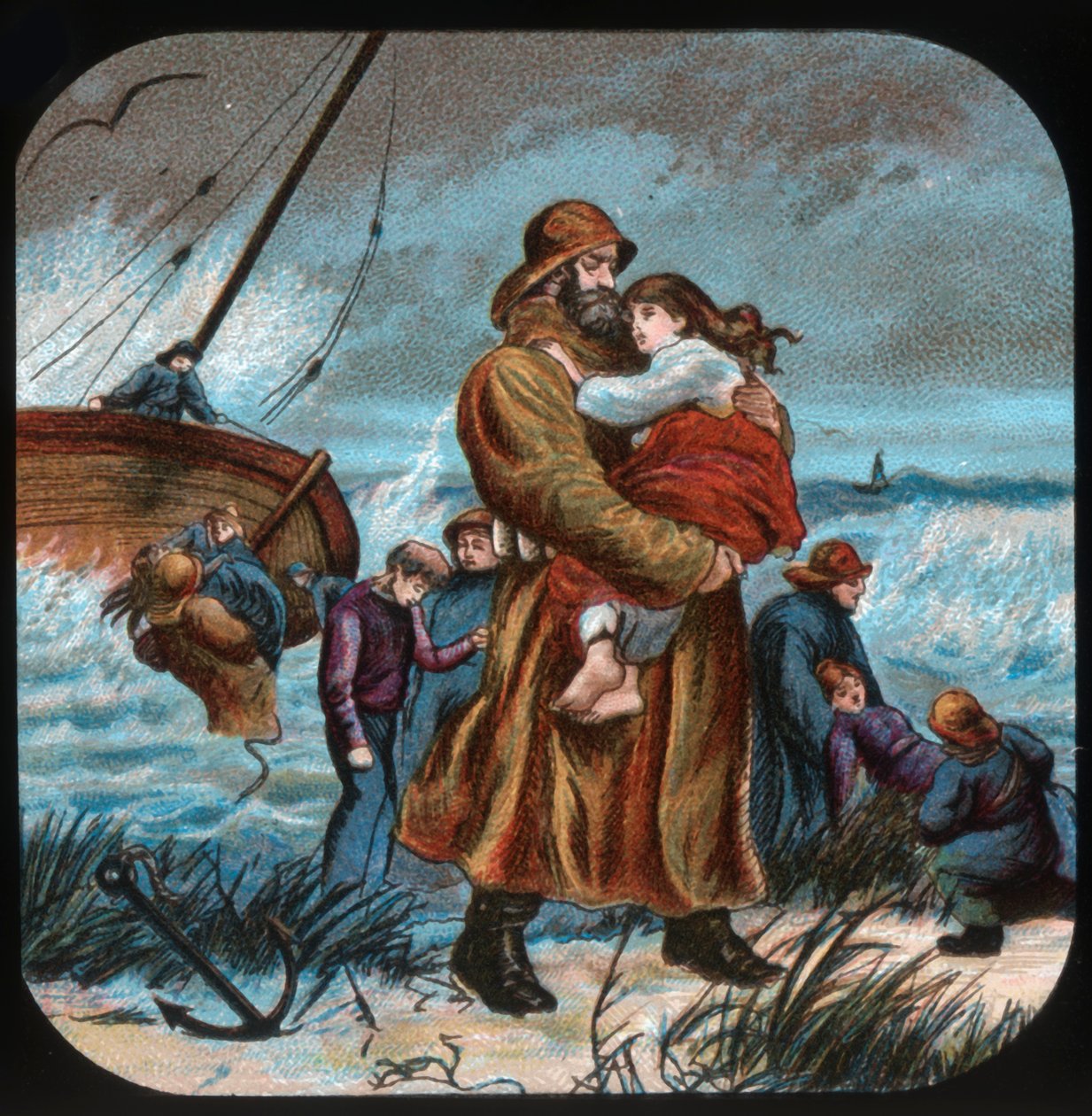 Pelastettu!, c1900. tekijältä Unbekannt