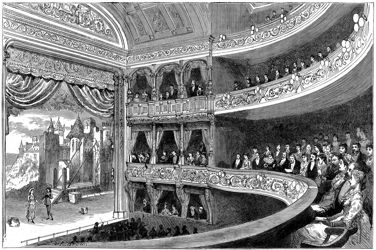 Savoy-teatteri, Lontoo, 1881 tekijältä Unbekannt