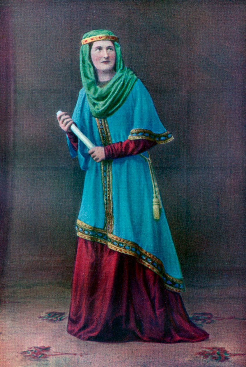 Saksilainen nainen, 1910 tekijältä Unbekannt