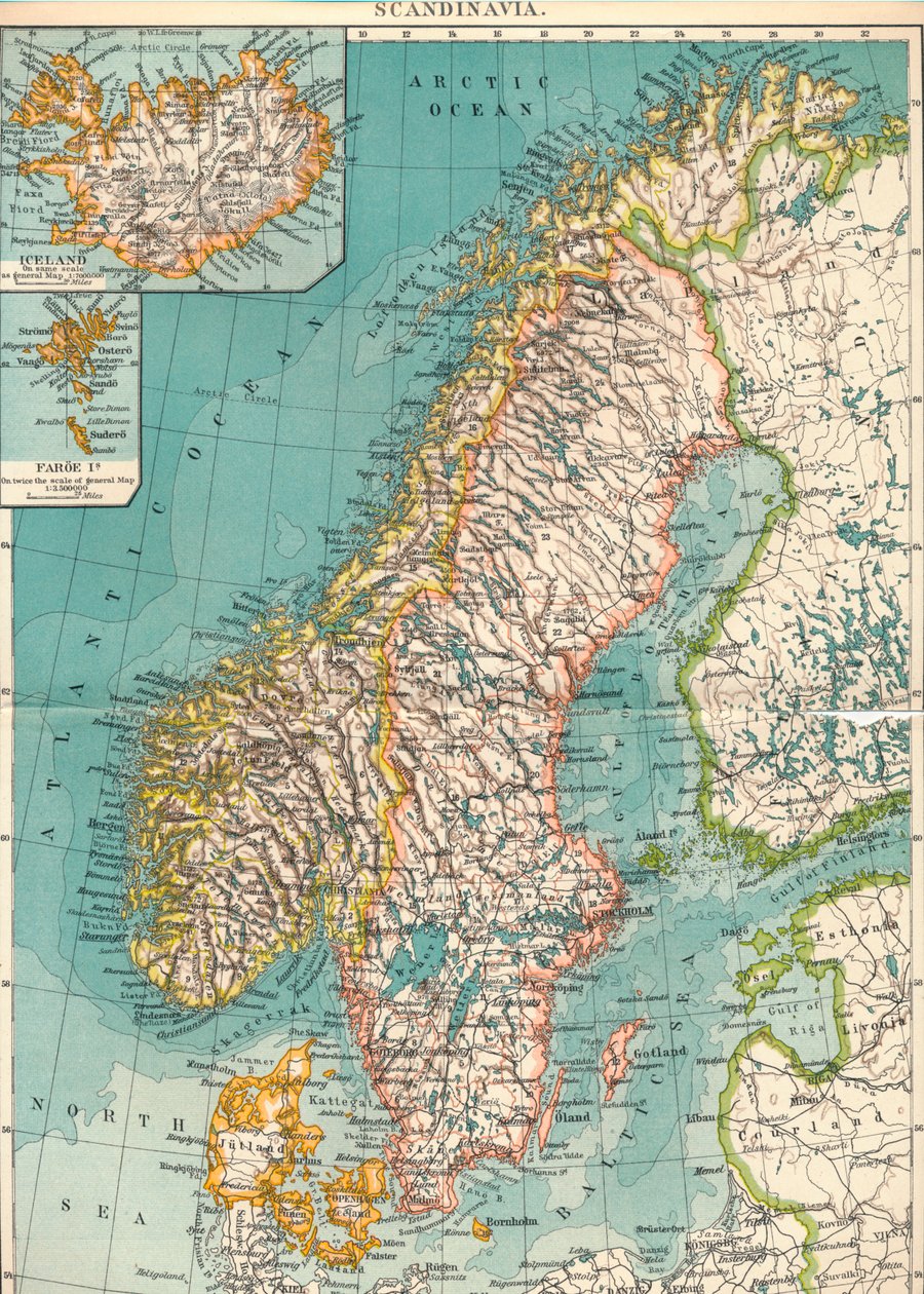 Skandinavia, 1906, 1907 tekijältä Unbekannt