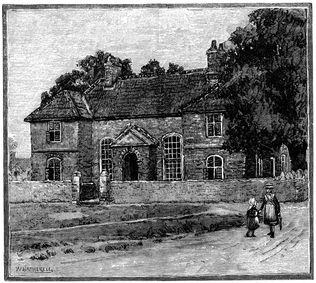 Koulutalo, Fishponds, Bristol, c1880 tekijältä Unbekannt