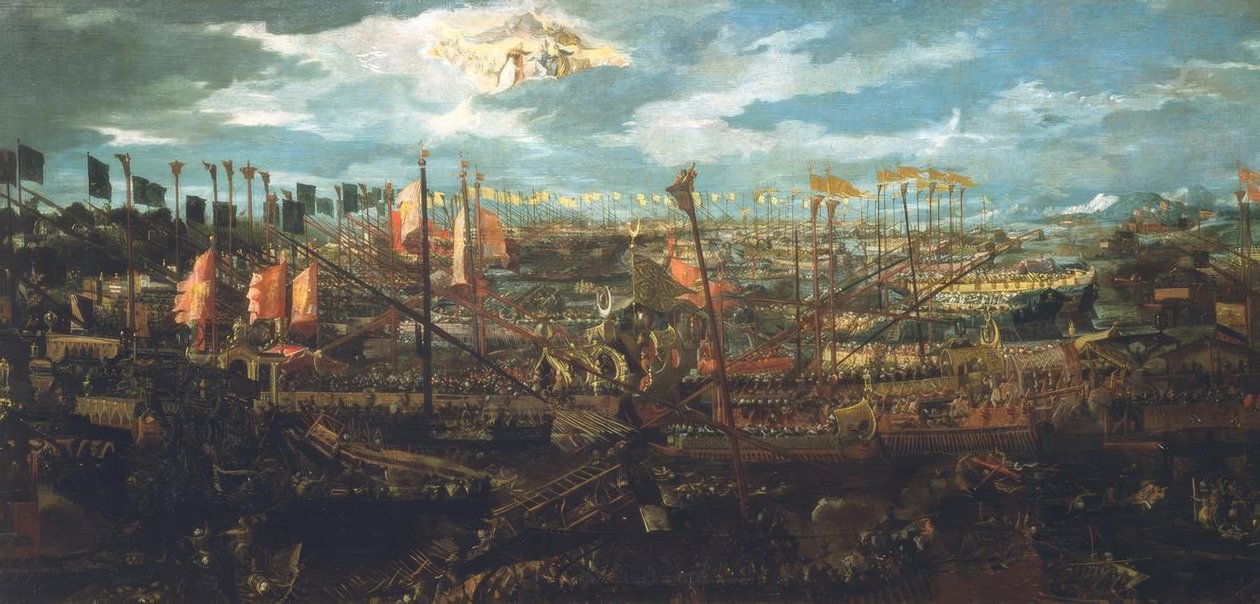Lepanton taistelu 1571 / Venez. Helmi. tekijältä Unbekannt