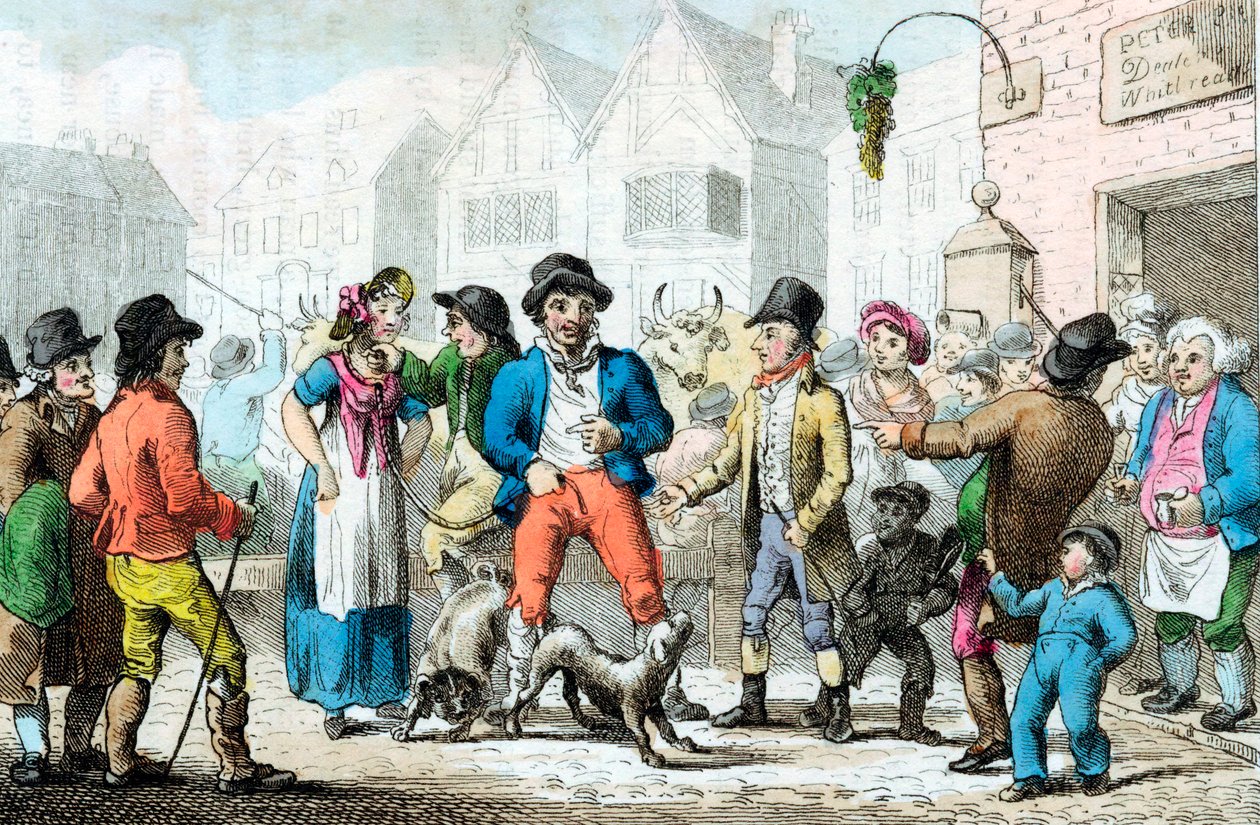Vaimon myynti eniten tarjoavalle, 1816 tekijältä Unbekannt