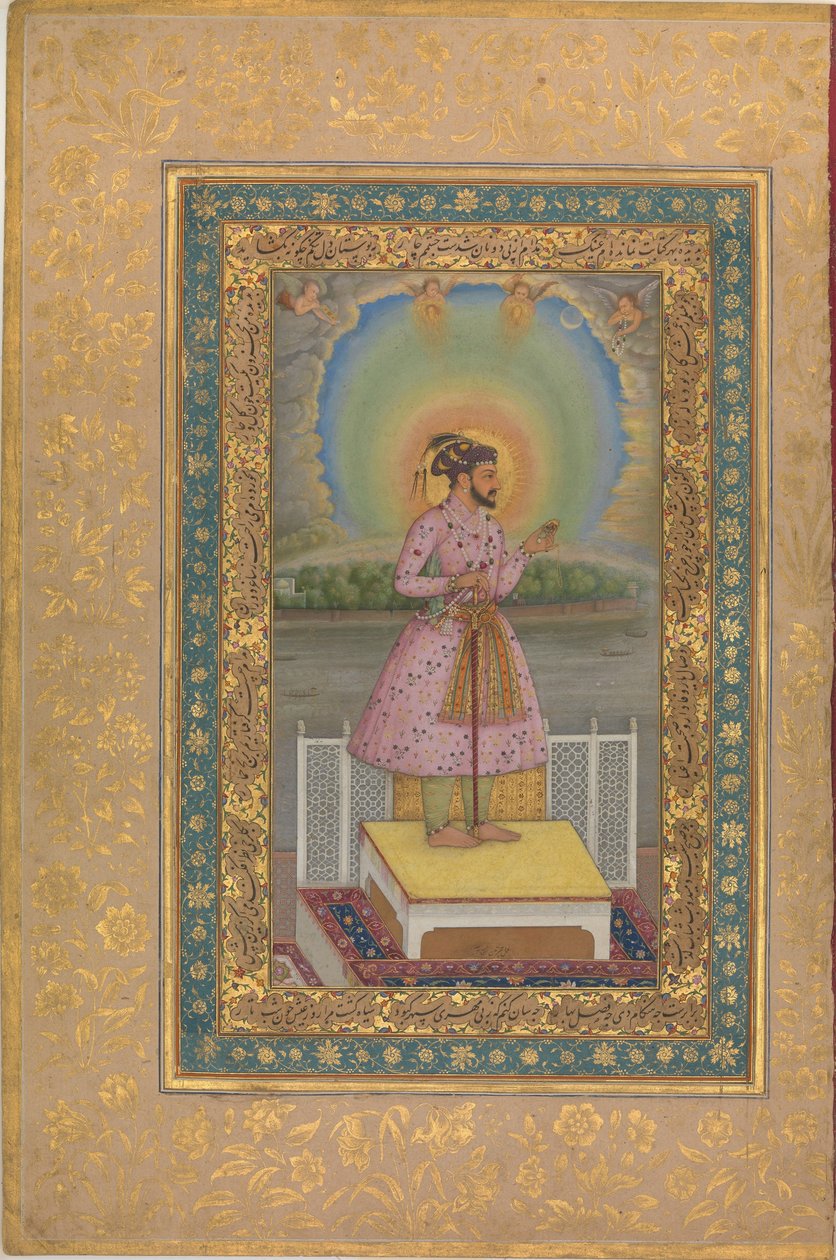 Shah Jahan terassilla, 1627. tekijältä Unbekannt
