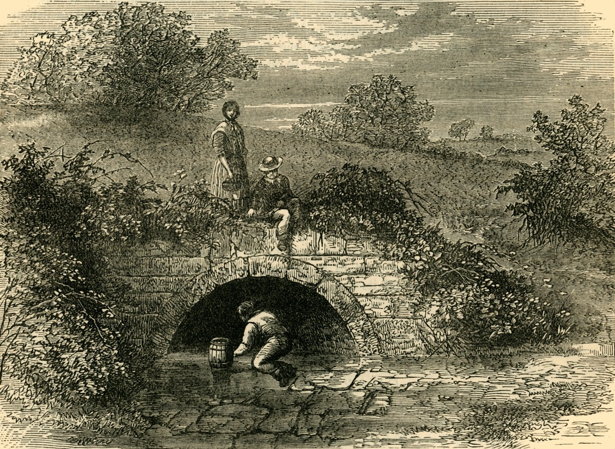 Shepherds Well vuonna 1820, n. 1876. tekijältä Unbekannt