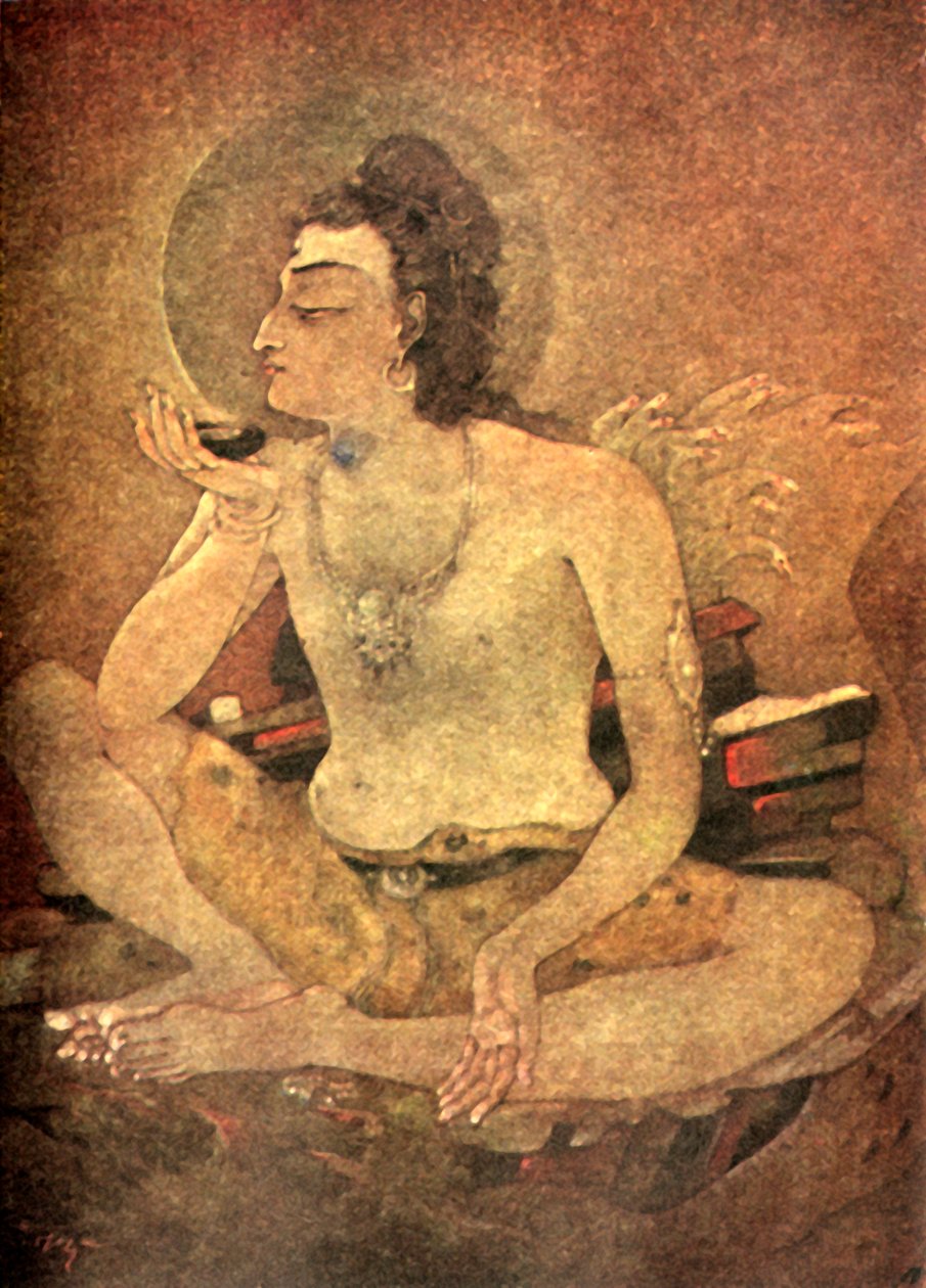 "Shiva juo maailman myrkkyä", 1920. tekijältä Unbekannt