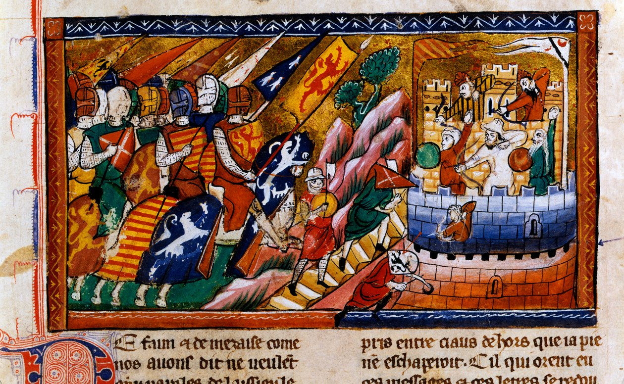 Antiokian piiritys, c1097, 1300-luku tekijältä Unbekannt