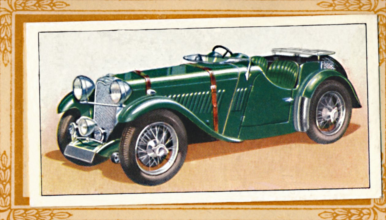 Singer 1 12 litran Le Mansin kaksipaikkainen auto, vuodelta 1936 tekijältä Unbekannt