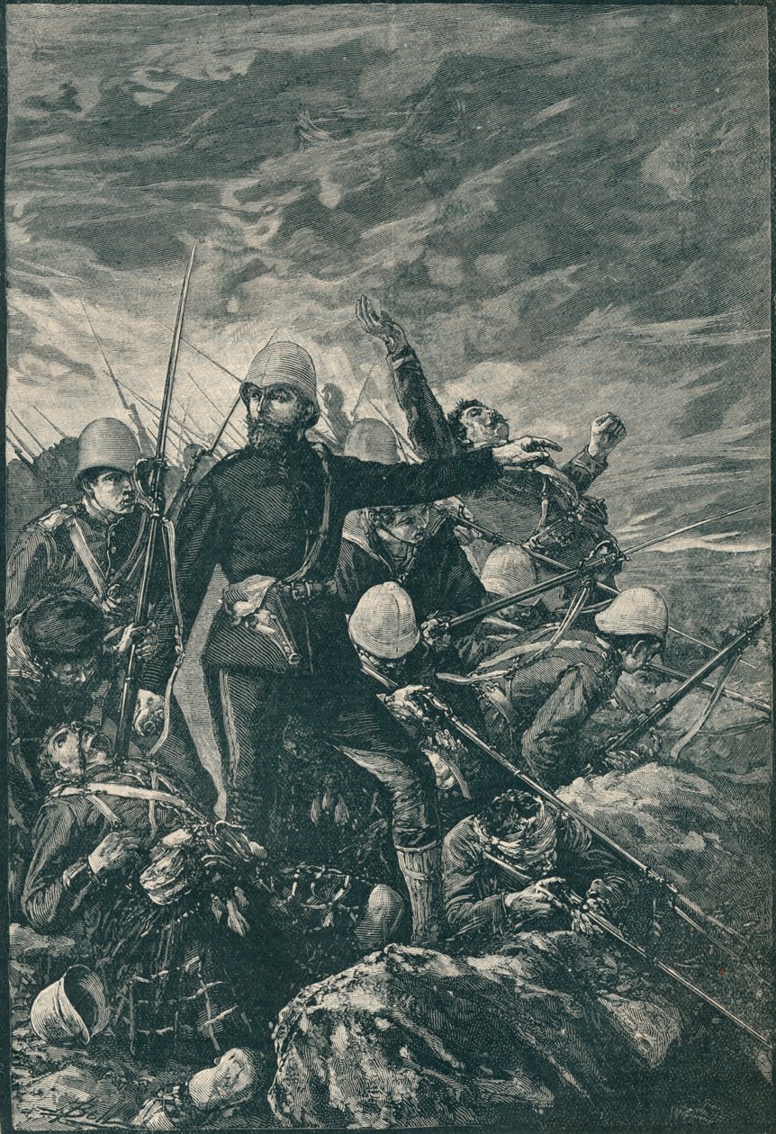 Sir George Colley Majuba Hillillä, 1906 tekijältä Unbekannt