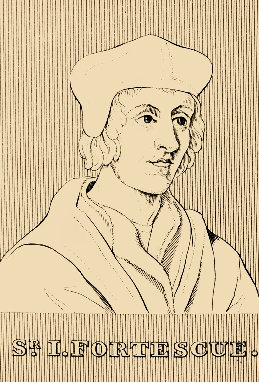 Sir J. Fortescue, c1394-1479, 1830. tekijältä Unbekannt