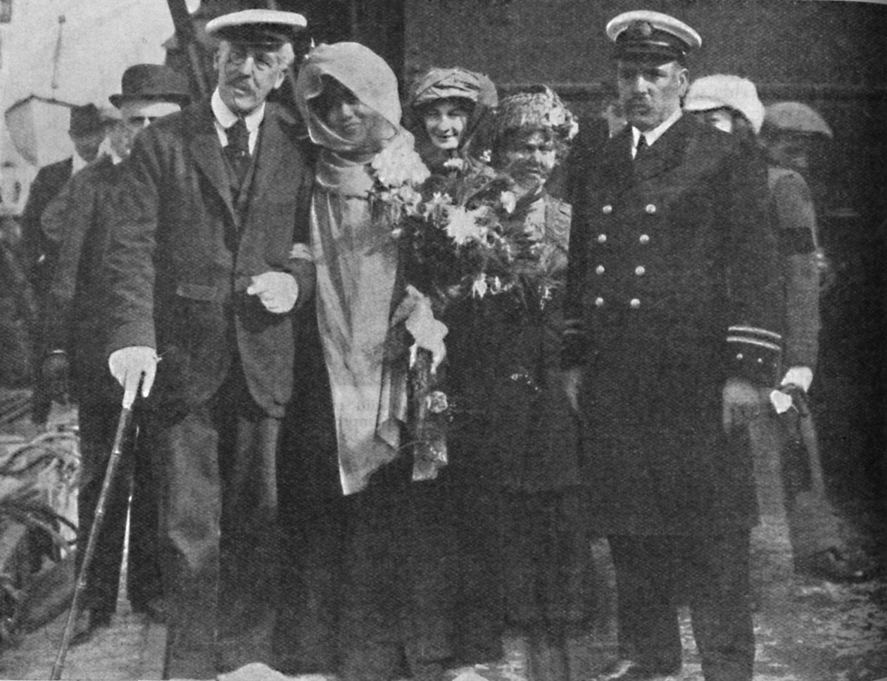 Sir Squire Bancroft ja Madame Sarah Bernhardt, 1925 tekijältä Unbekannt