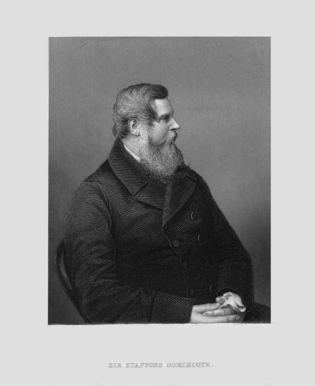 Sir Stafford Northcote. tekijältä Unbekannt