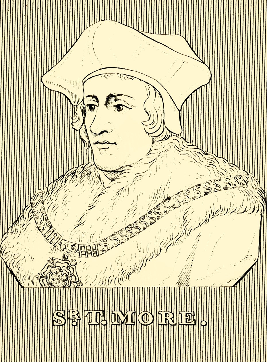Sir T. More, 1478-1535, 1830. tekijältä Unbekannt