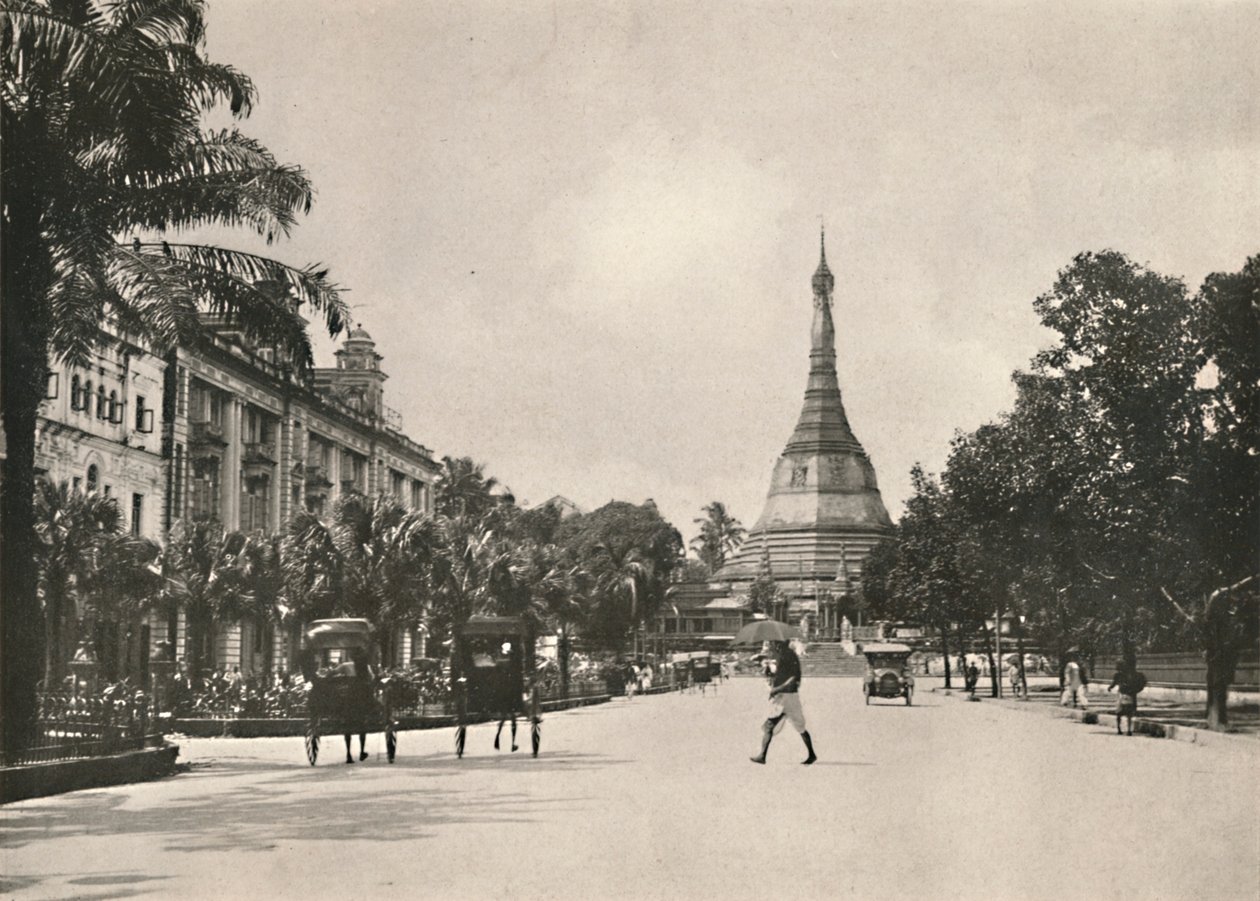Soolay Pagoda Road, Rangoon, 1900. tekijältä Unbekannt