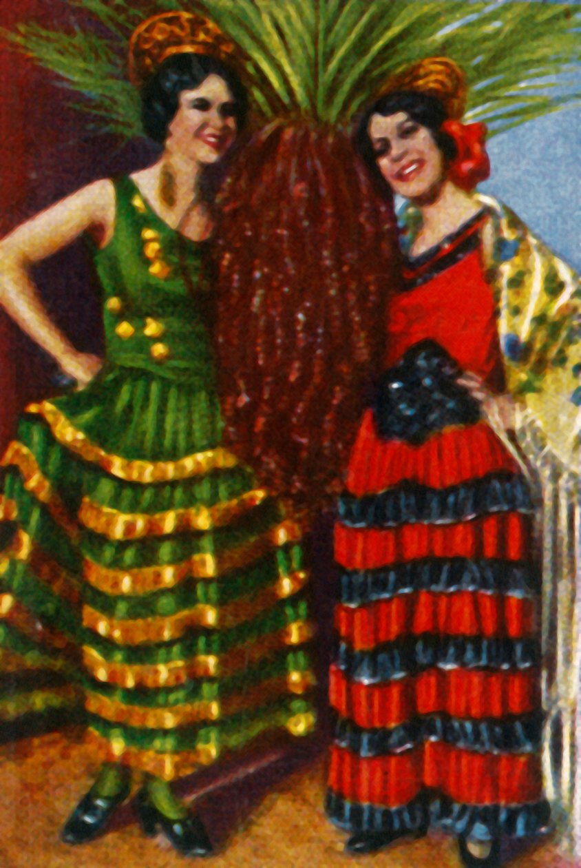 Espanjalaiset tanssijat, v1928. tekijältä Unbekannt