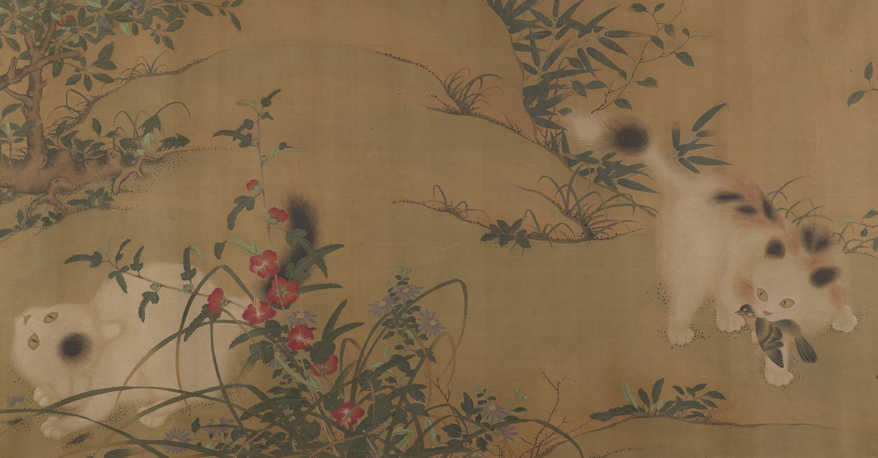 Kevätleikki Tang Gardenissa, 1700-luku. tekijältä Unbekannt