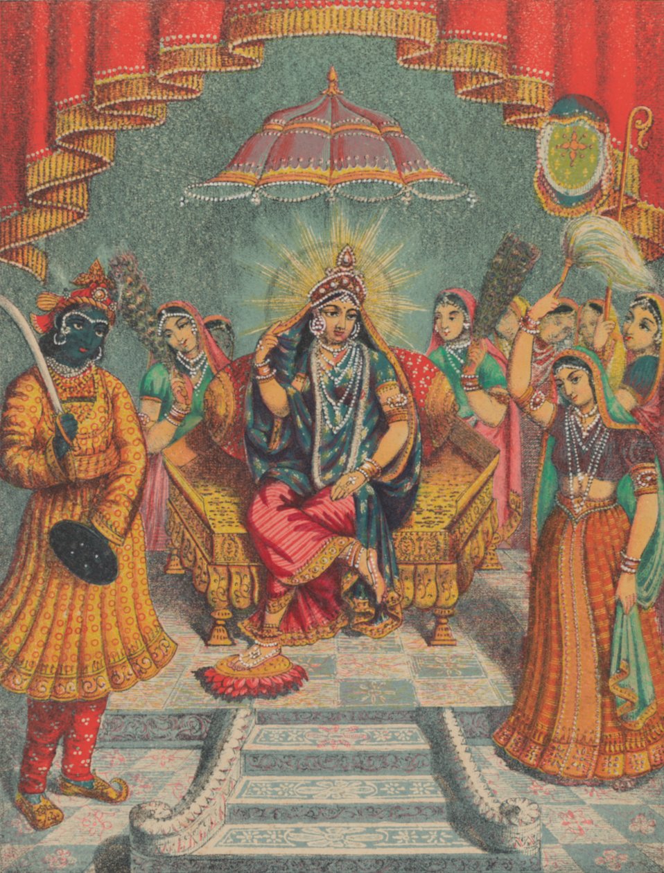 Sri Sri Rai Raja, n. 1885-95. tekijältä Unbekannt