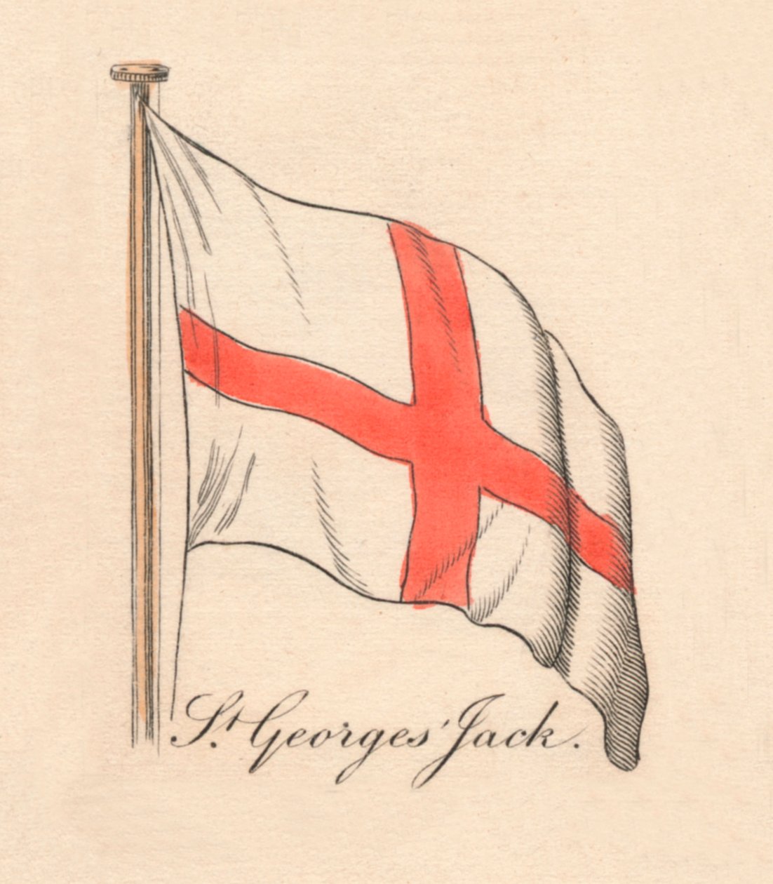 St. Georges Jack, 1838 tekijältä Unbekannt