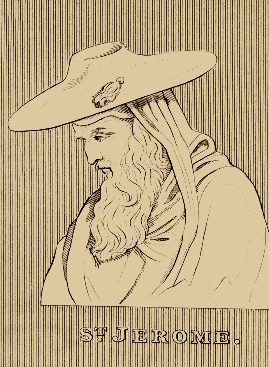 St. Jerome, c347-420, 1830. tekijältä Unbekannt