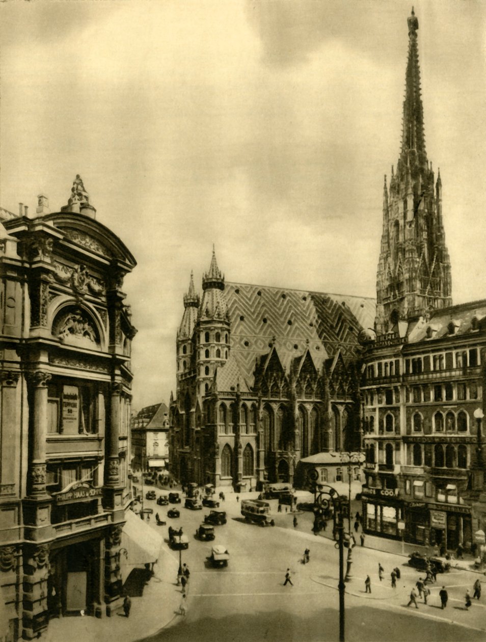 Pyhän Tapanin katedraali, Wien, Itävalta, c1935. tekijältä Unbekannt