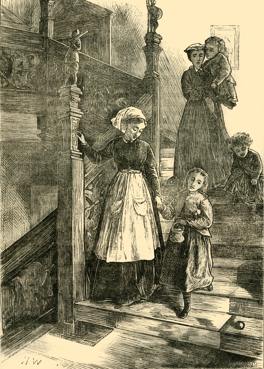 Cromwell Housen portaikko, 1876, c1876. tekijältä Unbekannt