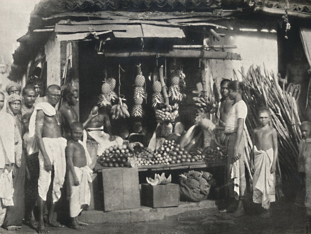 Hedelmämyyjän osasto Colombossa, 1926 tekijältä Unbekannt