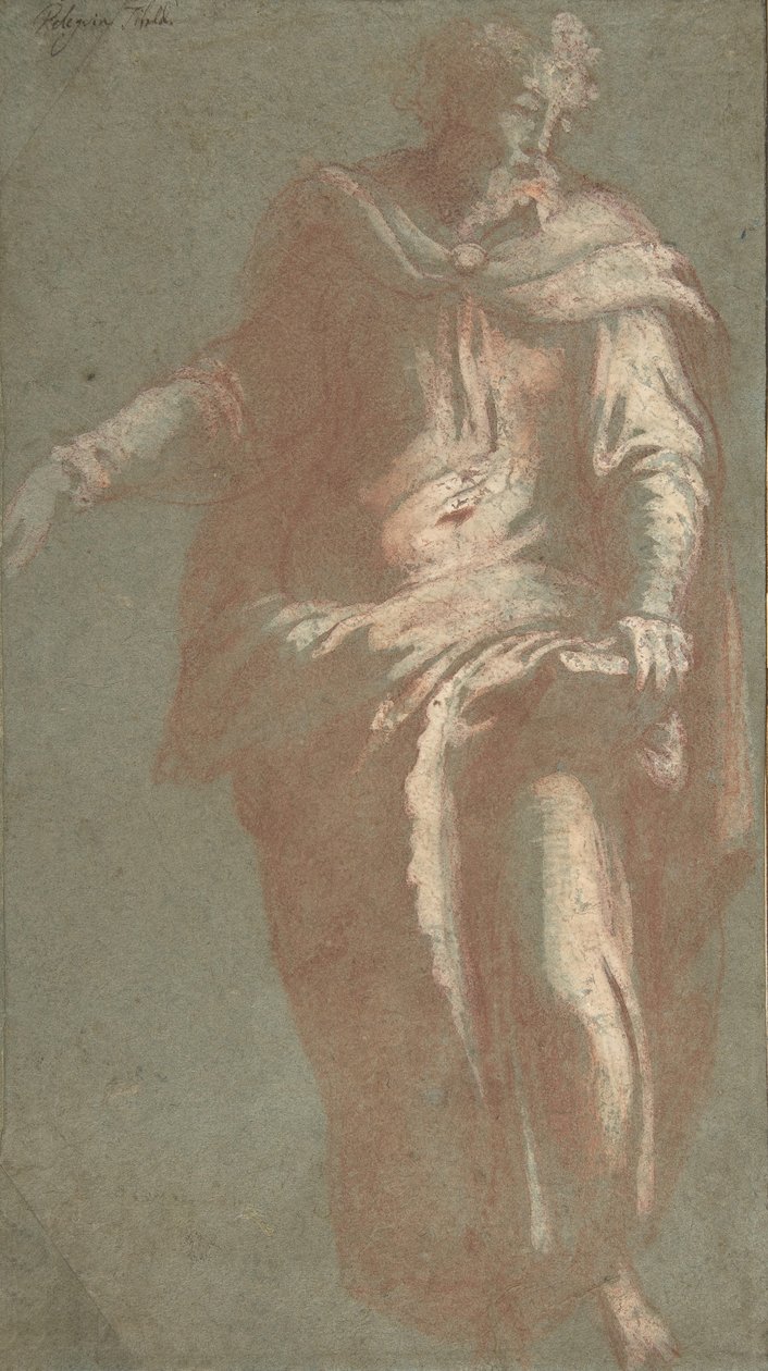 Pysyvä parrakas mies kädessään kirjaa, 1530-60. tekijältä Unbekannt