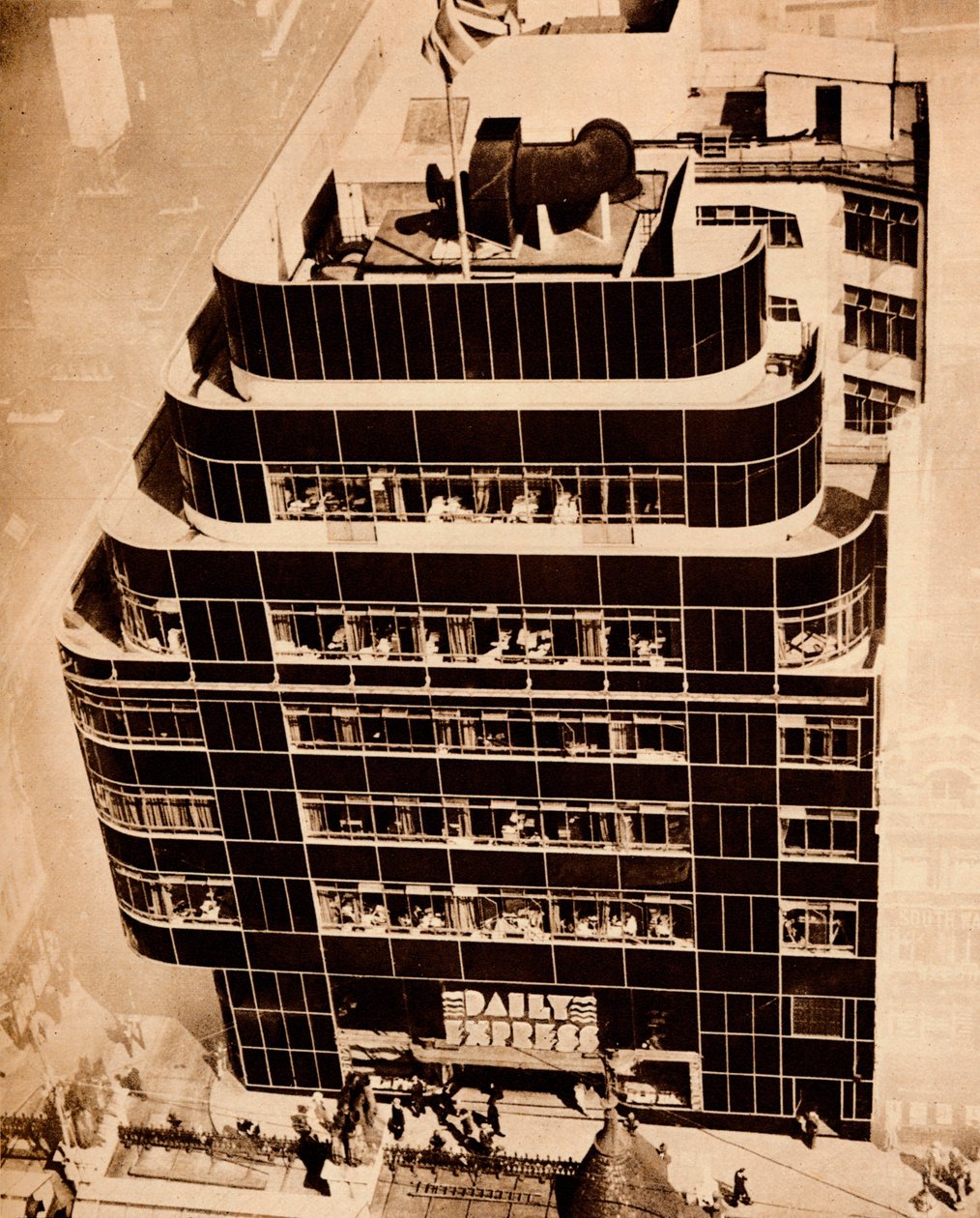 Teräs, betoni ja lasi, tee moderneja rakennuksia, 1935. tekijältä Unbekannt