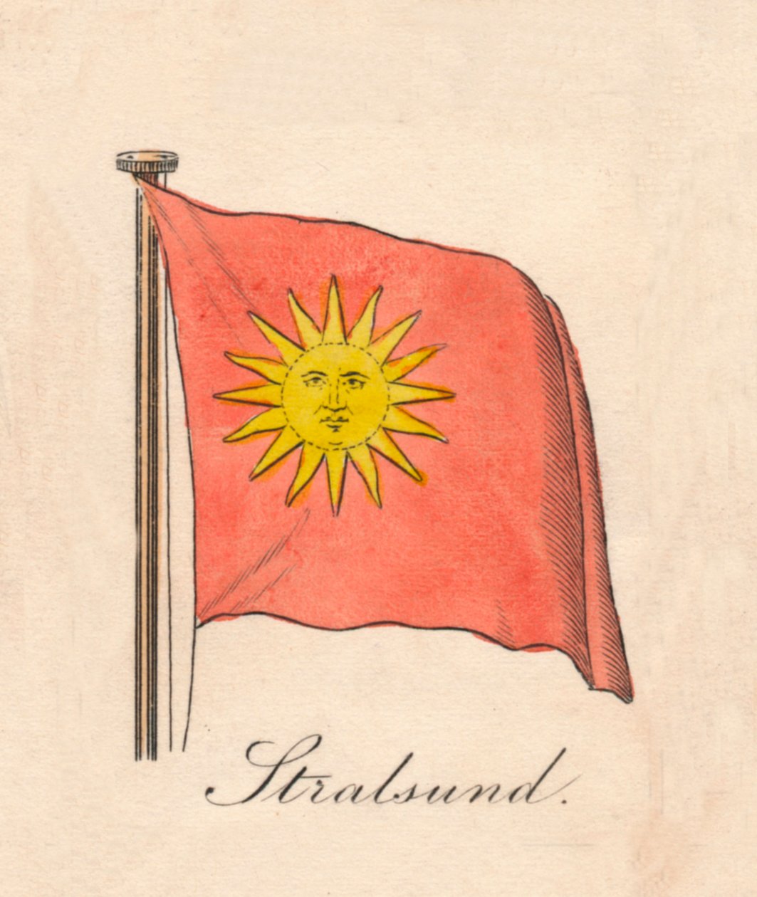 Stralsund, 1838 tekijältä Unbekannt
