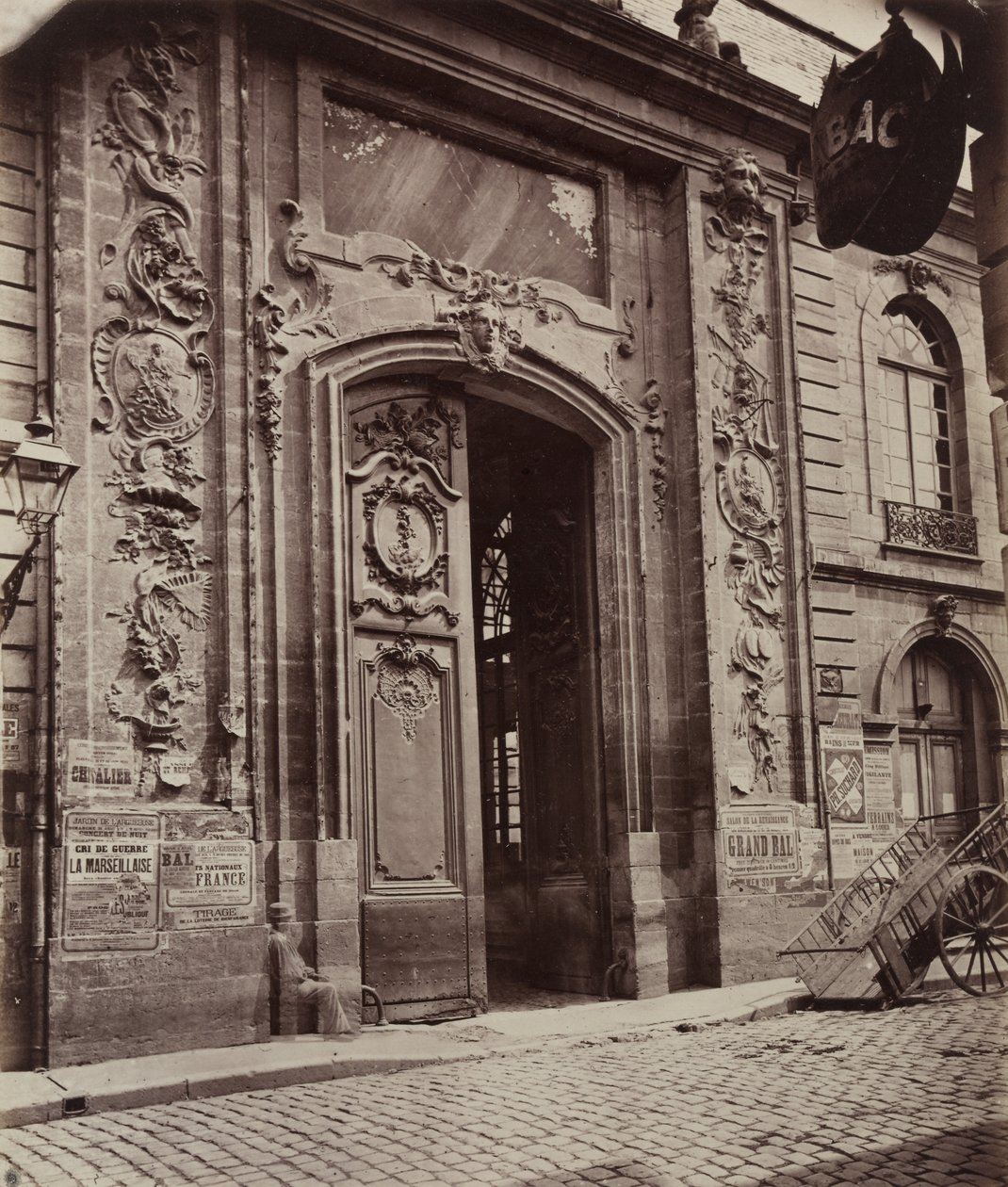Katu Dijonissa, ennen vuotta 1870. tekijältä Unbekannt
